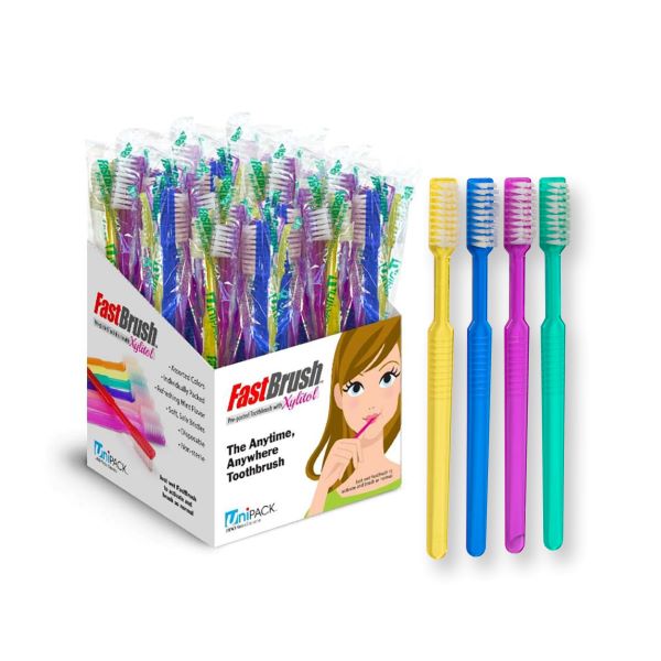 FastBrush Pre-Pasted Disposable Toothbrushes