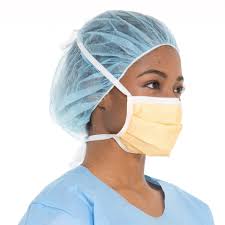 Fluidshield Fog-Free Surgical-Tie Face Mask - ASTM Level 3