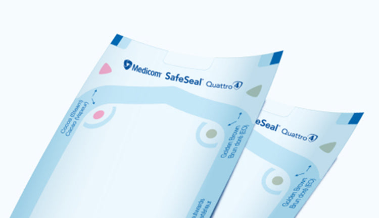 SafeSeal Quattro Sterilization Pouches