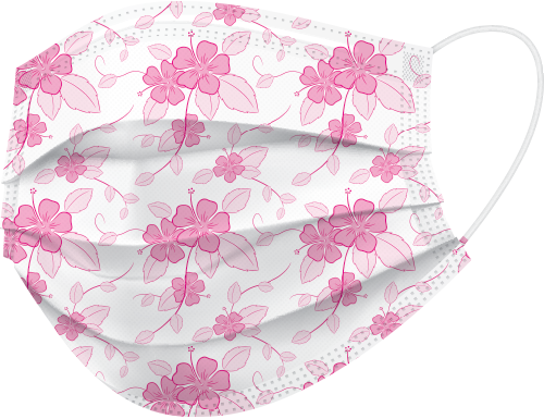 BeeSure Floral Earloop Face Masks