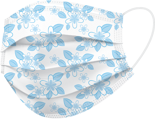BeeSure Floral Earloop Face Masks
