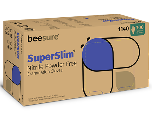 Ecobee Beesure SuperSlim Nitrile Exam Gloves