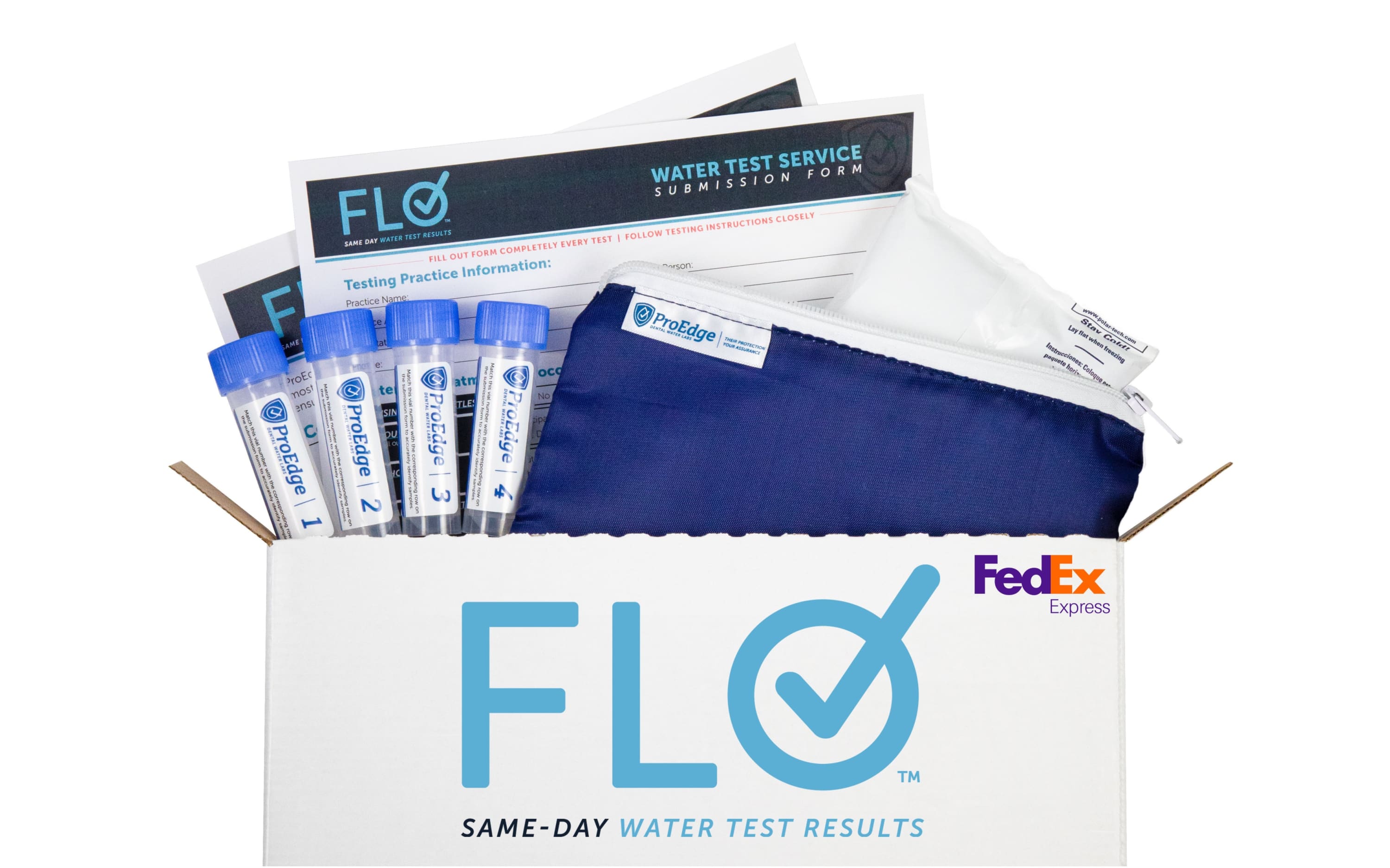 FLO Dental Waterline Test Kit - Mail-In