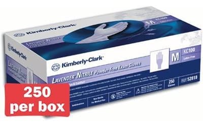 Lavender Nitrile Exam Gloves