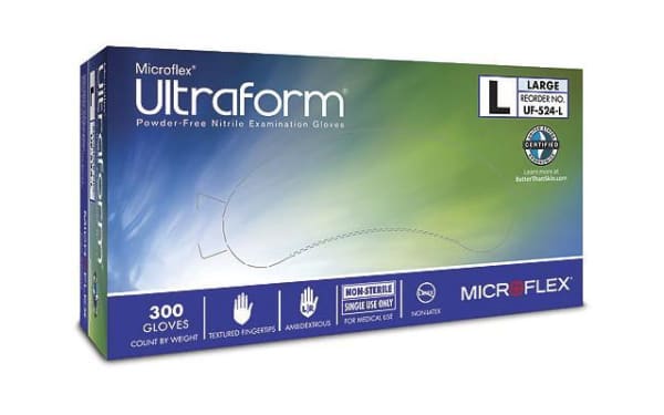 Ultraform Nitrile Exam Gloves - Blue