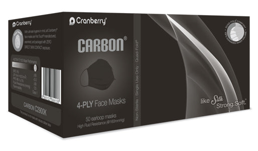 Carbon Earloop Face Mask