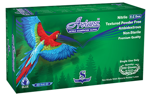 Avianz EZ Don Nitrile Exam Gloves