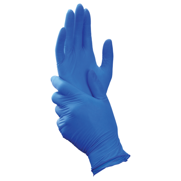 Blossom Blue Nitrile Powder-Free Exam Gloves