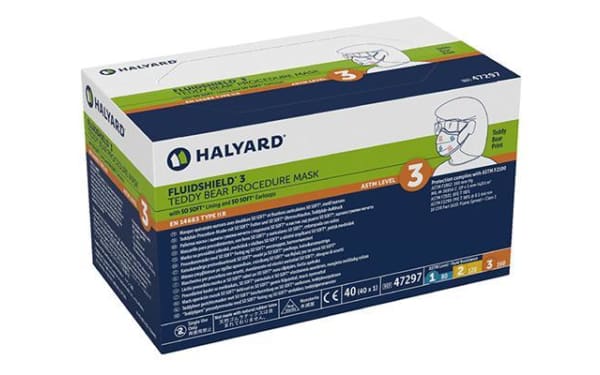 Fluidshield Fog-Free Earloop Face Mask - ASTM Level 3