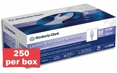 KC100 Nitrile Exam Gloves - Lavender