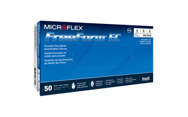 Microflex FreeForm EC Nitriles Gloves - Nitrile Exam Gloves