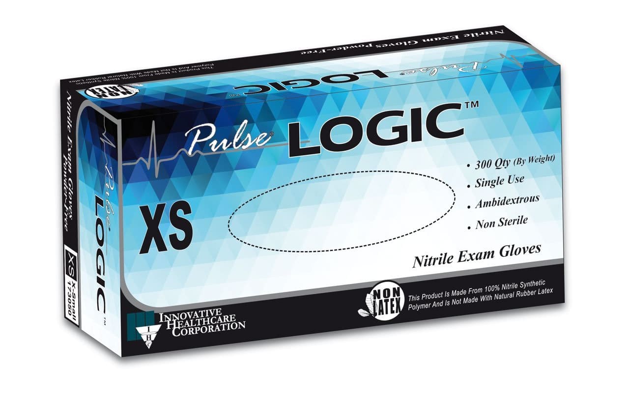 Pulse LOGIC Nitrile Exam Gloves - Nitrile Exam Gloves